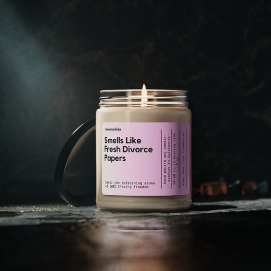 Smells Like Fresh Divorce Papers